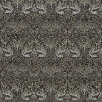 Ткань Morris / PEACOCK & DRAGON Black/Bullrush - DM6W230301