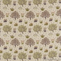 Ткань Morris / ORCHARD Mulberry/Olive - DM6F220303