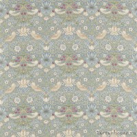 Ткань Morris / STRAWBERRY THIEF Slate/Vellum - DM6F220314
