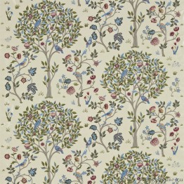 Ткань Morris / KELMSCOTT TREE Woad/Rose - DM6E230343