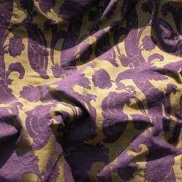 Ткань Watts / Bruges - Moss Aubergine