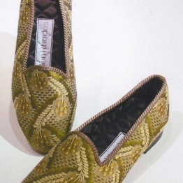 Ткань Watts / Fabia - Moss Biege Caramel