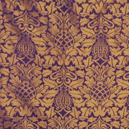 Ткань Watts / Fairford Brocade - Purple Gold