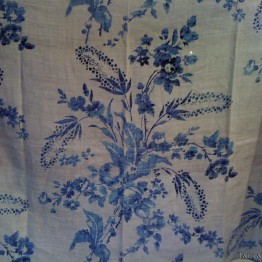 Ткань Watts / Ткань Watts / Flora -  Delft Blue