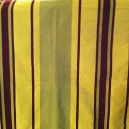 Ткань Watts / Grosvenor Stripe - Muscat Gold Maroon