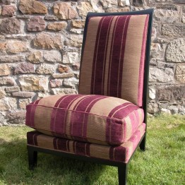 Ткань Watts / Hergest Stripe - Aubergine