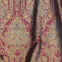 Ткань Watts / Marmaduke Paisley - Maroon Olive