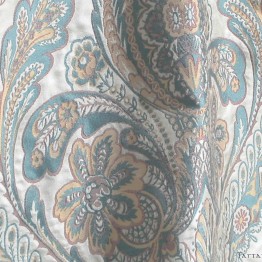 Ткань Watts / Marmaduke Paisley Silk - Ivory Putty