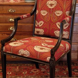 Ткань Watts / Maybeck - Red chair