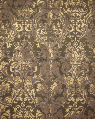 Обои Watts / Stokesay - Charcoal Gilt