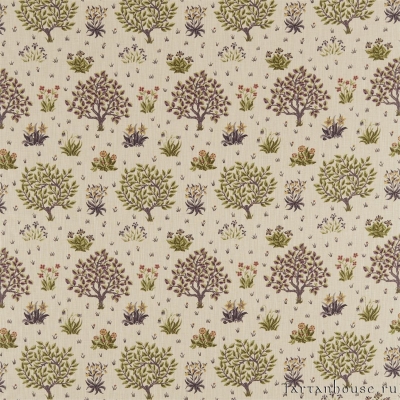Ткань Morris / ORCHARD Mulberry/Olive - DM6F220303