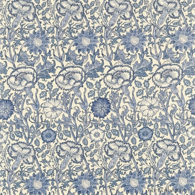 Ткань Morris / PINK & ROSE Vellum/Indigo - DARP222531