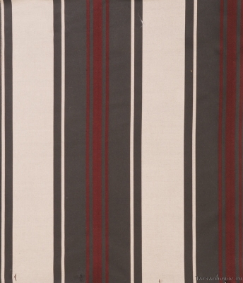 Ткань Watts / Belgrave Stripe - Pearl Black Maroon